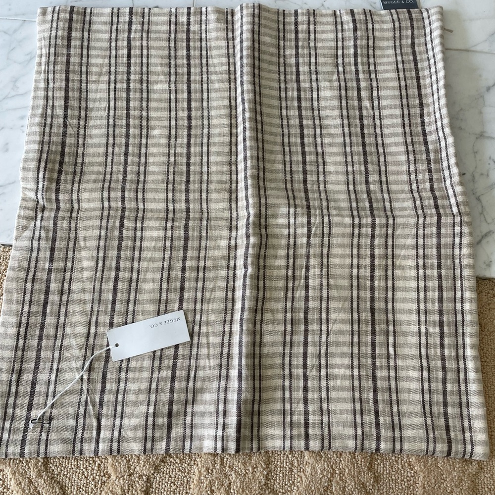 McGee and co striped pillow cover